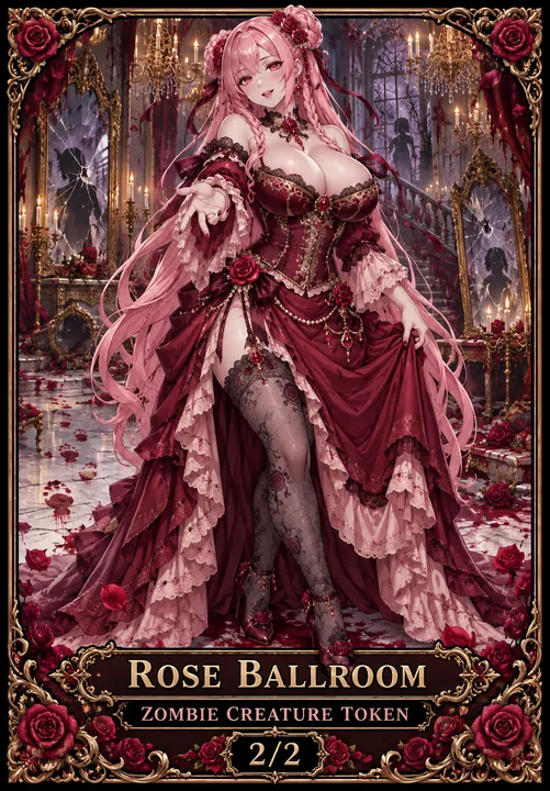 Rose Ballroom Zombie token from Londors Den