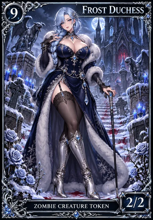 Frost Duchess Zombie token from Londors Den