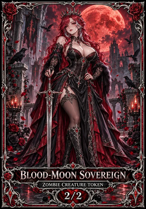 Blood-Moon Sovereign Zombie token from Londors Den
